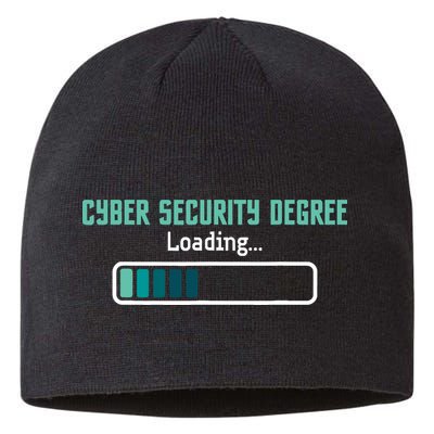 Cyber Security Degree Loading Computer Programmer Hacker Sustainable Beanie