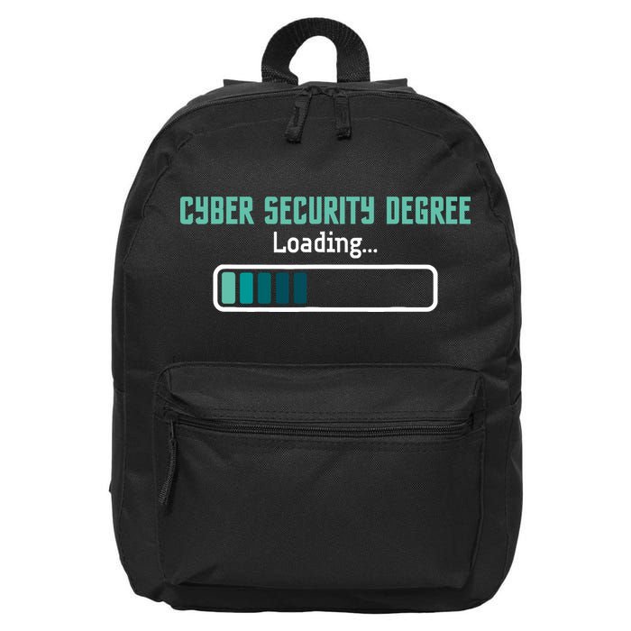 Cyber Security Degree Loading Computer Programmer Hacker 16 in Basic Backpack