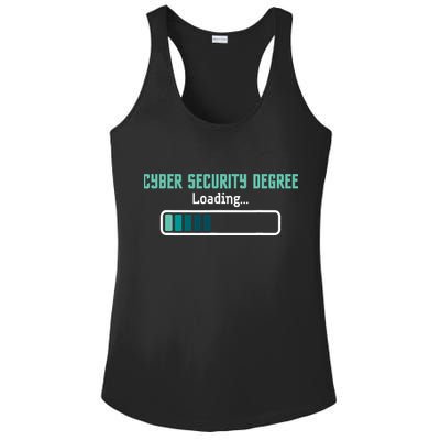 Cyber Security Degree Loading Computer Programmer Hacker Ladies PosiCharge Competitor Racerback Tank