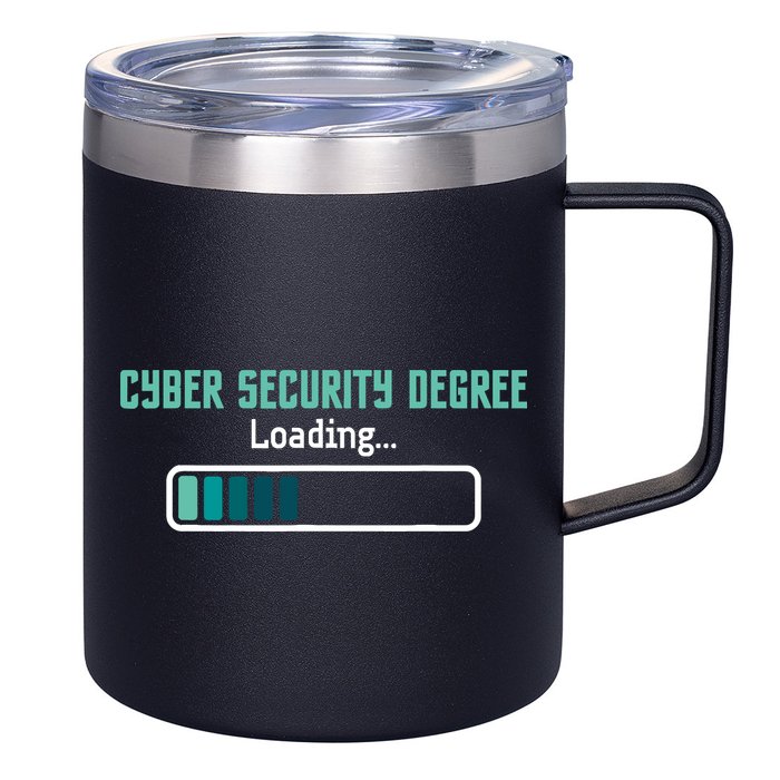 Cyber Security Degree Loading Computer Programmer Hacker 12oz Stainless Steel Coffee Mug