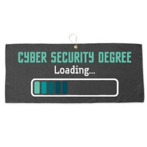 Cyber Security Degree Loading Computer Programmer Hacker Large Microfiber Waffle Golf Towel