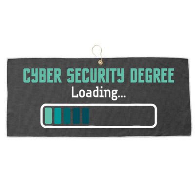 Cyber Security Degree Loading Computer Programmer Hacker Large Microfiber Waffle Golf Towel