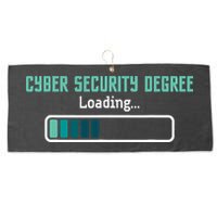 Cyber Security Degree Loading Computer Programmer Hacker Large Microfiber Waffle Golf Towel