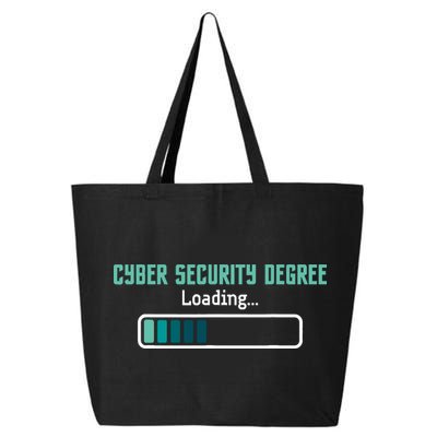 Cyber Security Degree Loading Computer Programmer Hacker 25L Jumbo Tote