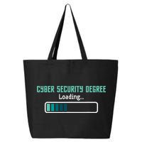 Cyber Security Degree Loading Computer Programmer Hacker 25L Jumbo Tote