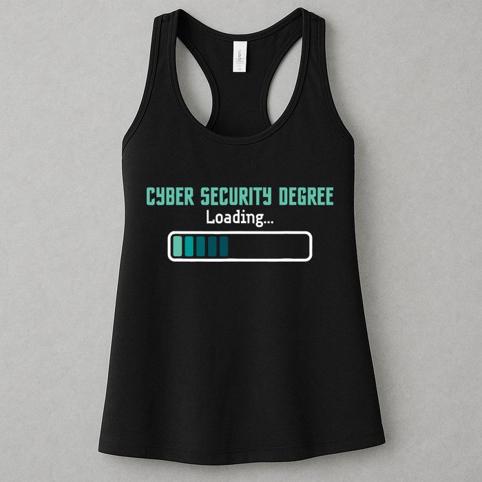 Cyber Security Degree Loading Computer Programmer Hacker Womens Tank Top