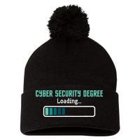 Cyber Security Degree Loading Computer Programmer Hacker Pom Pom 12in Knit Beanie