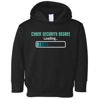Cyber Security Degree Loading Computer Programmer Hacker Toddler Hoodie