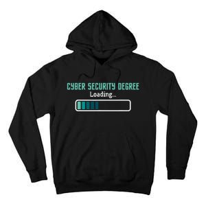 Cyber Security Degree Loading Computer Programmer Hacker Tall Hoodie