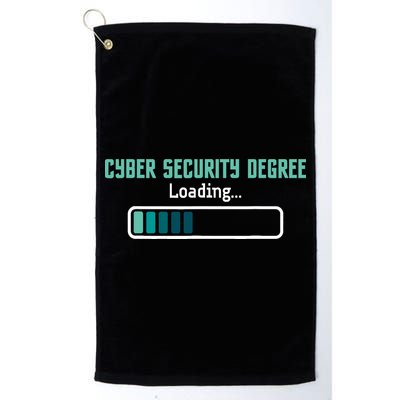 Cyber Security Degree Loading Computer Programmer Hacker Golf Towel