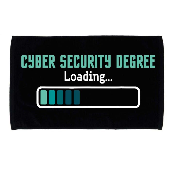 Cyber Security Degree Loading Computer Programmer Hacker Microfiber Hand Towel
