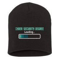 Cyber Security Degree Loading Computer Programmer Hacker Short Acrylic Beanie