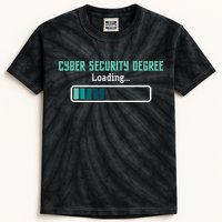 Cyber Security Degree Loading Computer Programmer Hacker Kids Tie-Dye T-Shirt