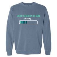 Cyber Security Degree Loading Computer Programmer Hacker Garment-Dyed Sweatshirt