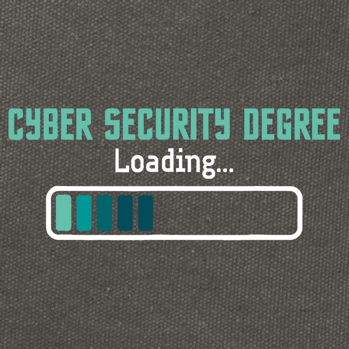 Cyber Security Degree Loading Computer Programmer Hacker Cotton Canvas Backpack