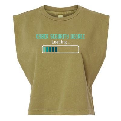 Cyber Security Degree Loading Computer Programmer Hacker Garment-Dyed Women's Muscle Tee