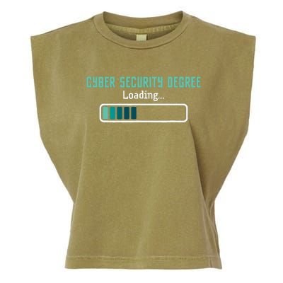 Cyber Security Degree Loading Computer Programmer Hacker Garment-Dyed Women's Muscle Tee