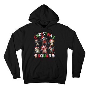 Christmas Squad Dabbing Farm Animals Family Matching Xmas Hoodie