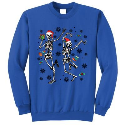 Christmas Skeleton Dancing Christmas Lights Xmas Tree Hat Great Gift Sweatshirt