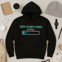 Cyber Security Degree Loading Computer Programmer Hacker Hoodie