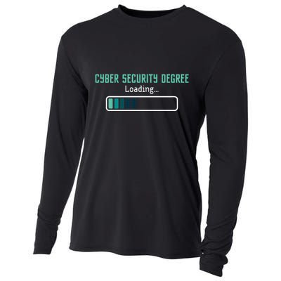 Cyber Security Degree Loading Computer Programmer Hacker Cooling Performance Long Sleeve Crew