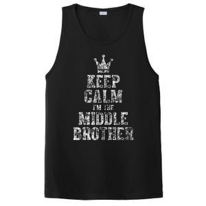 Cute Sibling Day Gift Funny Keep Calm I'm The Middle Brother PosiCharge Competitor Tank