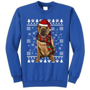 Chinese Sharpei Dog Santa Hat Xmas Ugly Christmas Gift Sweatshirt