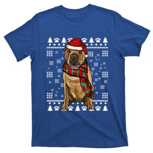 Chinese Sharpei Dog Santa Hat Xmas Ugly Christmas Gift T-Shirt