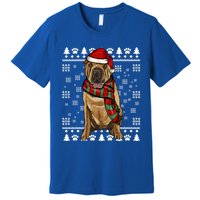 Chinese Sharpei Dog Santa Hat Xmas Ugly Christmas Gift Premium T-Shirt