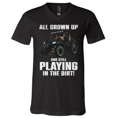 Cool Sxs Design Utv Off Road Ride Sxs Lovers V-Neck T-Shirt