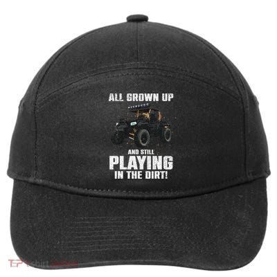 Cool Sxs Design Utv Off Road Ride Sxs Lovers 7-Panel Snapback Hat