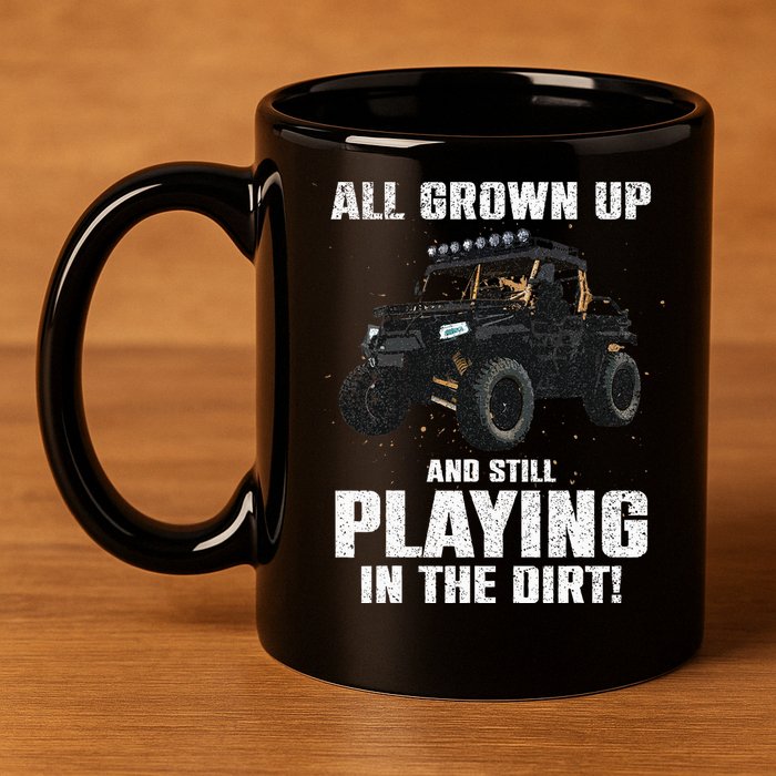 Cool Sxs Design Utv Off Road Ride Sxs Lovers 11oz C Handle Ceramic Mug