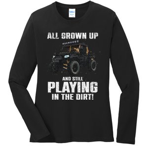 Cool Sxs Design Utv Off Road Ride Sxs Lovers Ladies Long Sleeve Shirt