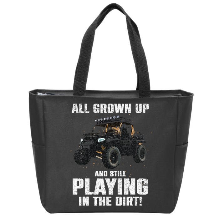 Cool Sxs Design Utv Off Road Ride Sxs Lovers Zip Tote Bag