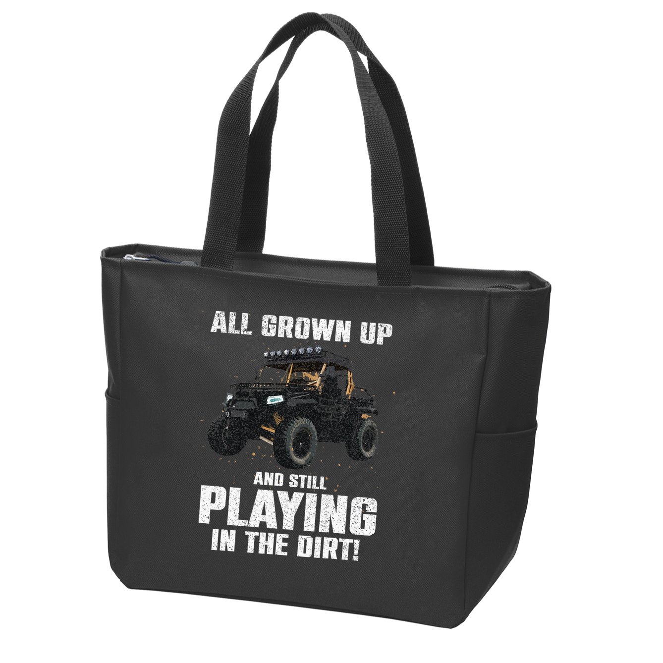 Cool Sxs Design Utv Off Road Ride Sxs Lovers Zip Tote Bag