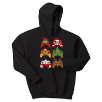 Christmas Santa deer gaming controllers Kids Hoodie