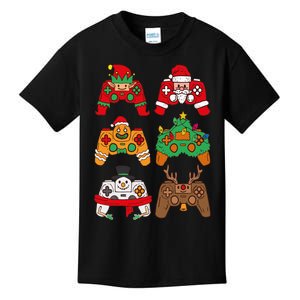 Christmas Santa deer gaming controllers Kids T-Shirt