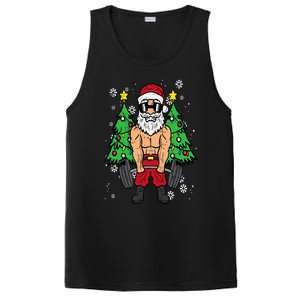 Christmas Santa Deadlift Xmas Weightlift Gym PosiCharge Competitor Tank