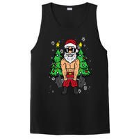 Christmas Santa Deadlift Xmas Weightlift Gym PosiCharge Competitor Tank