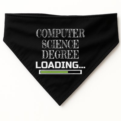 Computer Science Degree Loading Cs School Major USA-Made Doggie Bandana