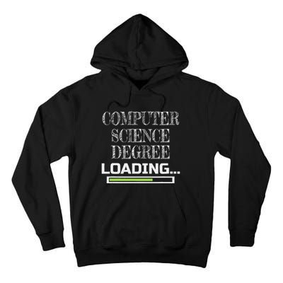 Computer Science Degree Loading Cs School Major Tall Hoodie