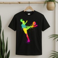 Cool Soccer Design For Wo Girls Soccer Player Sport Lover T-Shirt