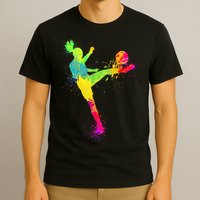 Cool Soccer Design For Wo Girls Soccer Player Sport Lover T-Shirt