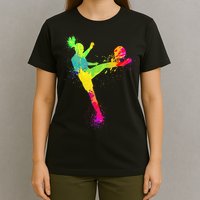 Cool Soccer Design For Wo Girls Soccer Player Sport Lover T-Shirt