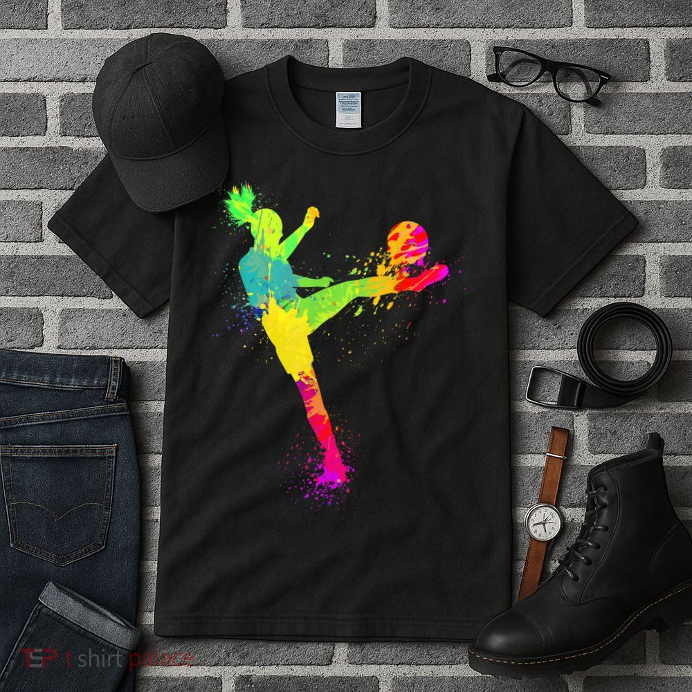 Cool Soccer Design For Wo Girls Soccer Player Sport Lover Tall T-Shirt