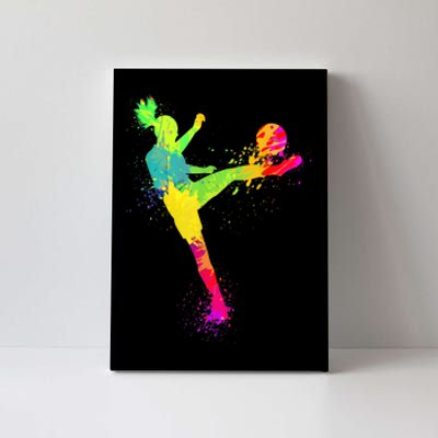 Cool Soccer Design For Wo Girls Soccer Player Sport Lover Canvas