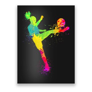 Cool Soccer Design For Wo Girls Soccer Player Sport Lover Poster