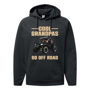 Cool SxS Design For Grandpa Off Road Ride UTV SxS Riding Performance Fleece Hoodie