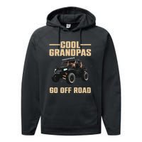 Cool SxS Design For Grandpa Off Road Ride UTV SxS Riding Performance Fleece Hoodie