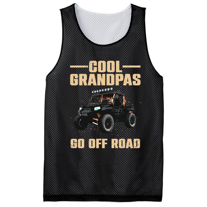 Cool SxS Design For Grandpa Off Road Ride UTV SxS Riding Mesh Reversible Basketball Jersey Tank